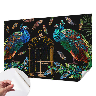 Papel de parede 3D Imagem de pavão