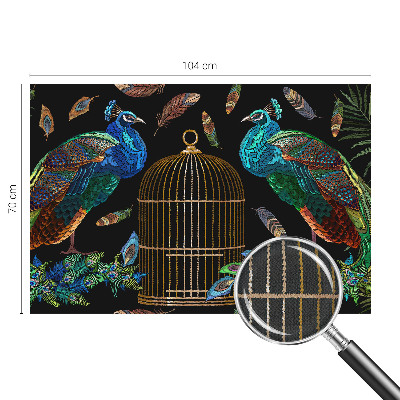 Papel de parede 3D Imagem de pavão