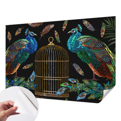 Papel de parede 3D Imagem de pavão