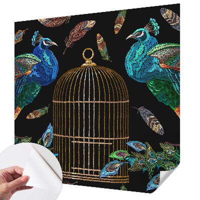 Papel de parede 3D Imagem de pavão