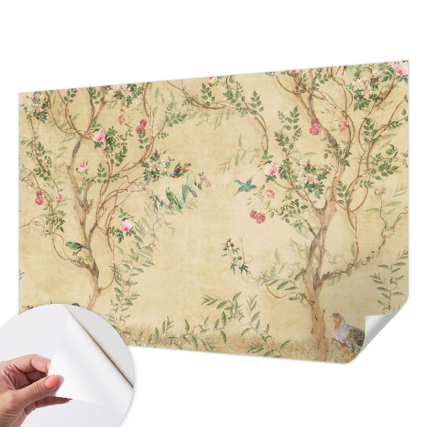 Papel de parede autocolante para quarto Detalhes florais