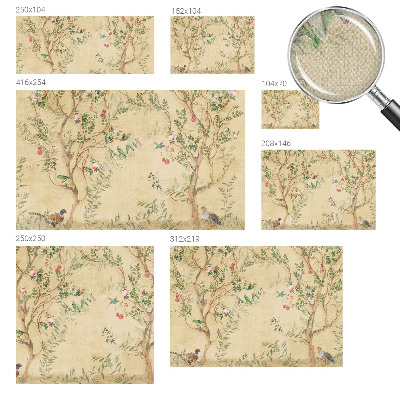 Papel de parede autocolante para quarto Detalhes florais