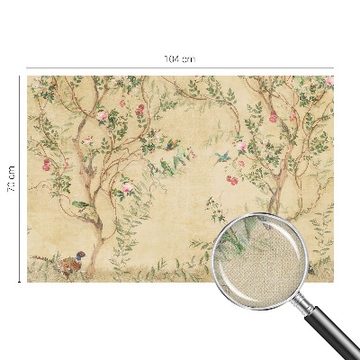 Papel de parede autocolante para quarto Detalhes florais