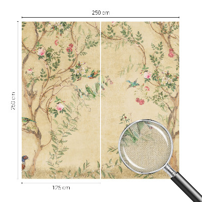Papel de parede autocolante para quarto Detalhes florais