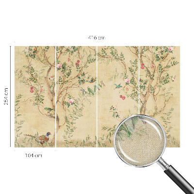 Papel de parede autocolante para quarto Detalhes florais