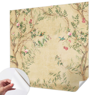 Papel de parede autocolante para quarto Detalhes florais