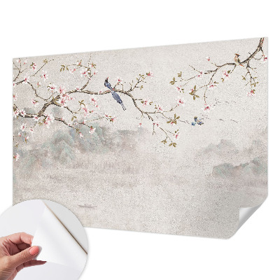 Papel de parede autocolante paisagem oriental