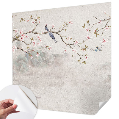Papel de parede autocolante paisagem oriental