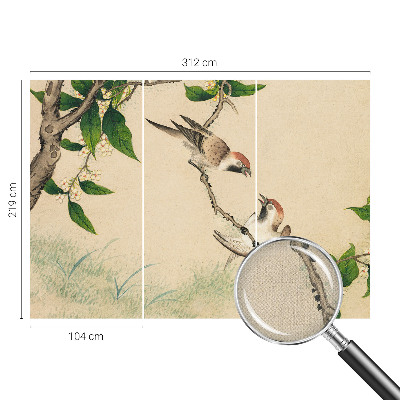 Autocolante de parede fotográfico Dupla clássica