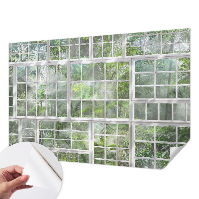 Papel de parede para criança Floresta verde