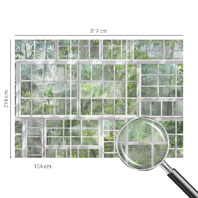 Papel de parede para criança Floresta verde