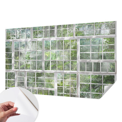 Papel de parede para criança Floresta verde