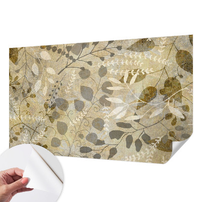 Papel de parede autocolante para quarto Folhas de galho