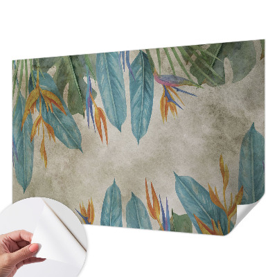 Papel de parede autocolante Flores tropicais
