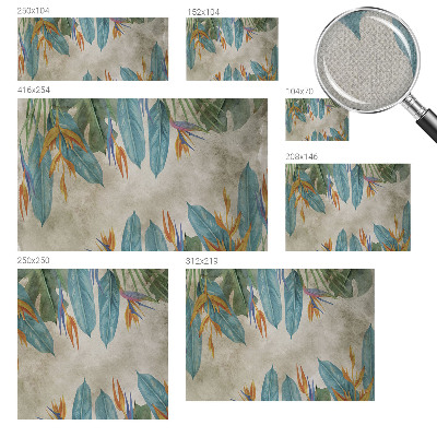 Papel de parede autocolante Flores tropicais