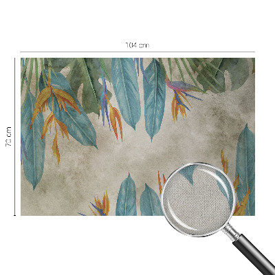 Papel de parede autocolante Flores tropicais