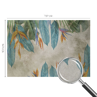 Papel de parede autocolante Flores tropicais