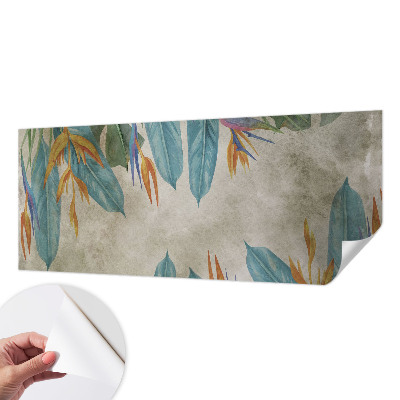 Papel de parede autocolante Flores tropicais