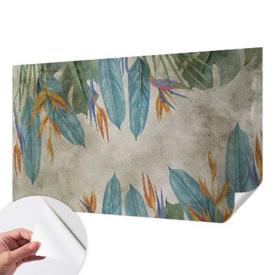 Papel de parede autocolante Flores tropicais