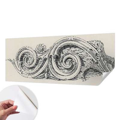 Papel de parede 3D Ornamento de planta