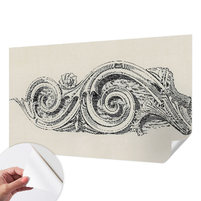 Papel de parede 3D Ornamento de planta