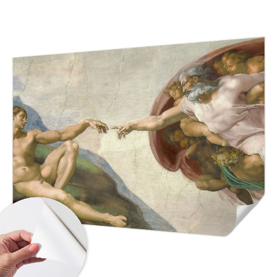 Papel de parede autocolante para sala contato espiritual