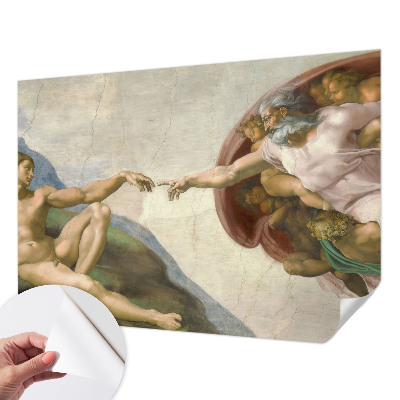 Papel de parede autocolante para sala contato espiritual