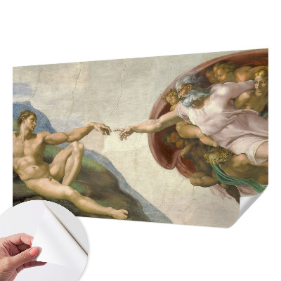 Papel de parede autocolante para sala contato espiritual