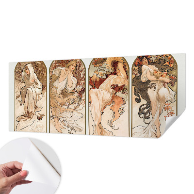 Papel de parede autocolante para quarto Poros femininos