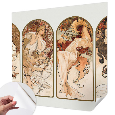 Papel de parede autocolante para quarto Poros femininos