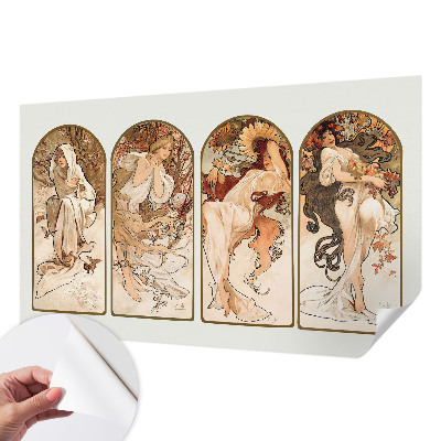 Papel de parede autocolante para quarto Poros femininos