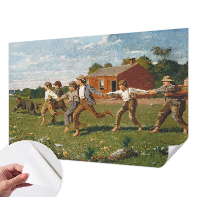Papel de parede 3D com padrão divertido e alegre