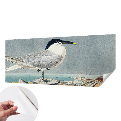 Papel de parede autocolante para sala Elegância ornitológica