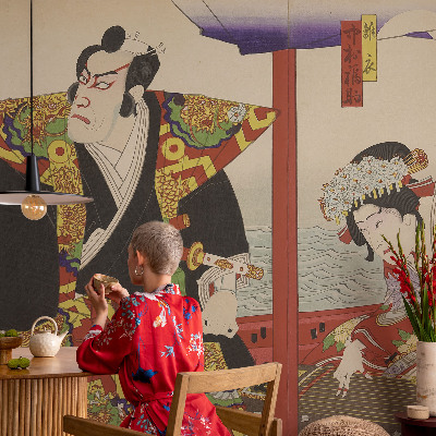Papel de parede para criança Teatro japonês