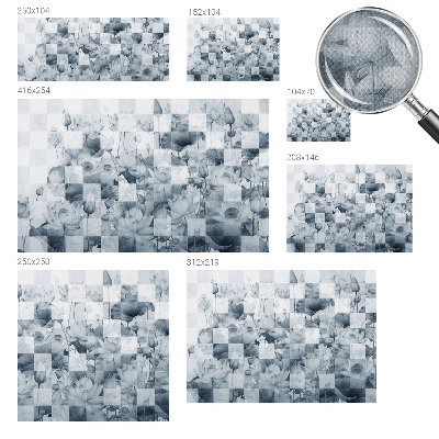 Papel de parede autocolante para sala flores de lótus