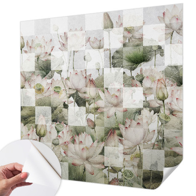 Papel de parede autocolante para quarto Padrões de lótus