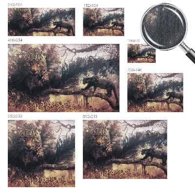 Autocolante de parede fotográfico Tema da floresta
