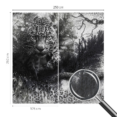 Papel de parede autocolante Leopardos abstratos
