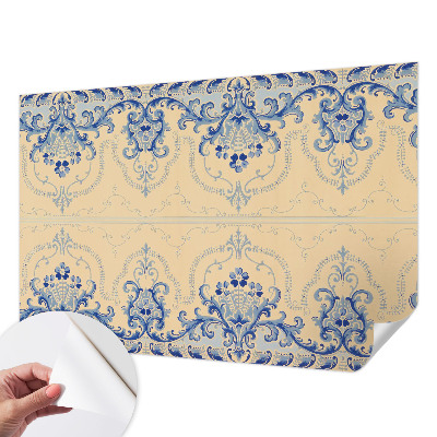Papel de parede para criança Enfeites azuis