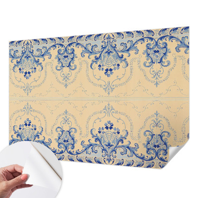 Papel de parede para criança Enfeites azuis