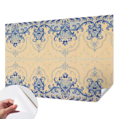 Papel de parede para criança Enfeites azuis