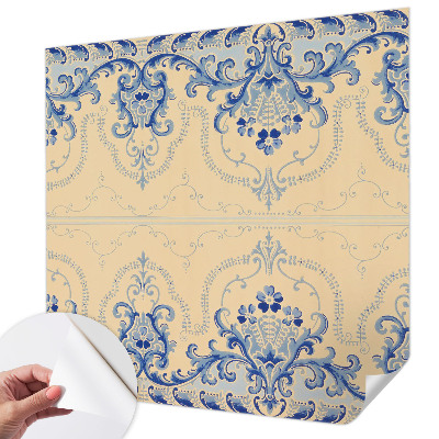 Papel de parede para criança Enfeites azuis