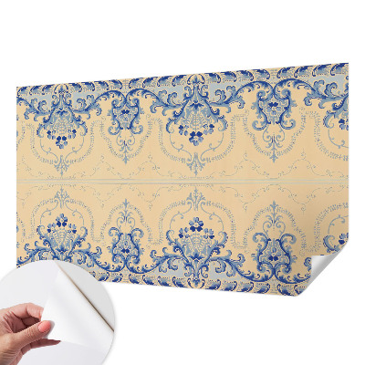Papel de parede para criança Enfeites azuis