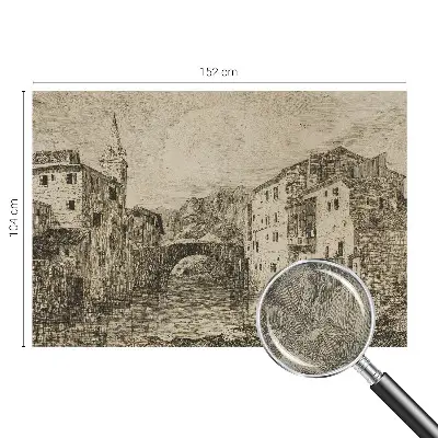 Papel de parede autocolante para sala com estampado de panorama da cidade