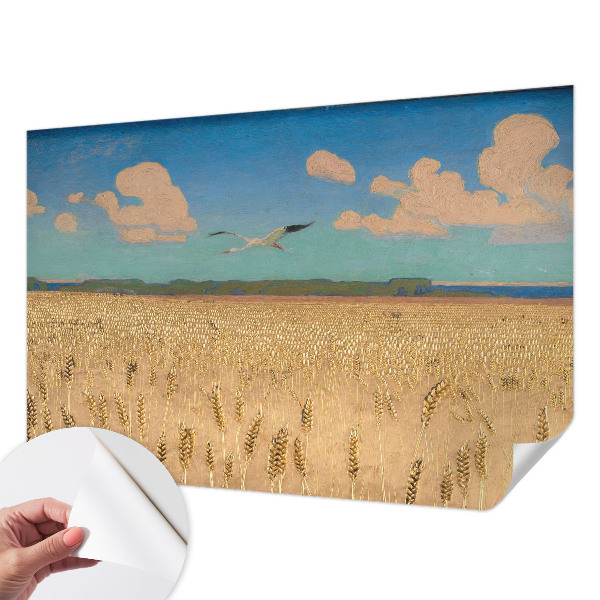 Papel de parede 3D Campo de trigo
