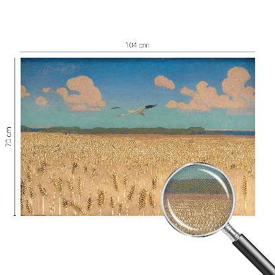 Papel de parede 3D Campo de trigo