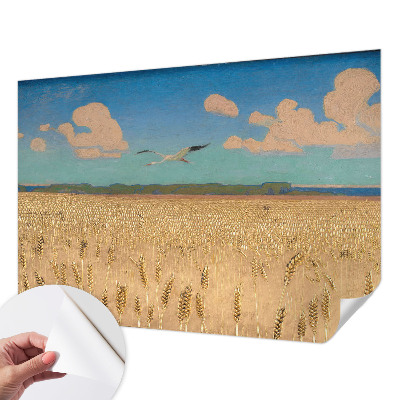 Papel de parede 3D Campo de trigo