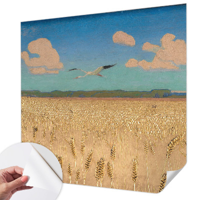Papel de parede 3D Campo de trigo