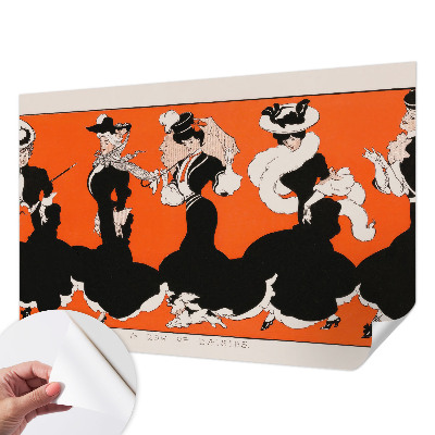 Autocolante de parede fotográfico Roupas femininas
