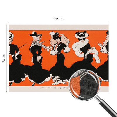 Autocolante de parede fotográfico Roupas femininas